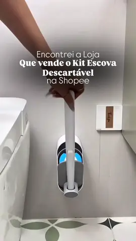 🚽 Limpeza prática e sem bagunça! Adquira o Kit Escova Descartável para Vaso Sanitário e mantenha seu banheiro sempre higienizado. ✨ #shopee #comprasnashopee #comprasonline #escovadescartavel #kitescovadescartavel 