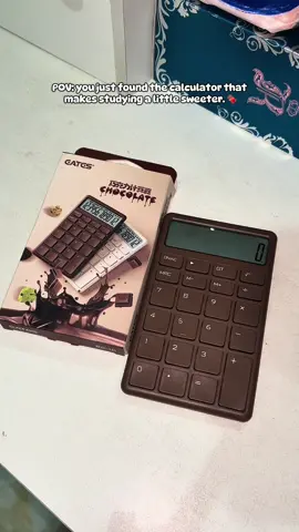 Looks sweet, solves fast 😋 The only math I’ll ever love! 💕 #calculator #calcu #calculators #math #essential 