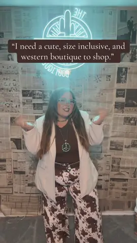 Don’t be shy! Follow us for all your size inclusive western fashion needs (and wants 😉) #creatorsearchinsights #sizeinclusive #westernstyle #westernfashion #sizeinclusiveboutique 