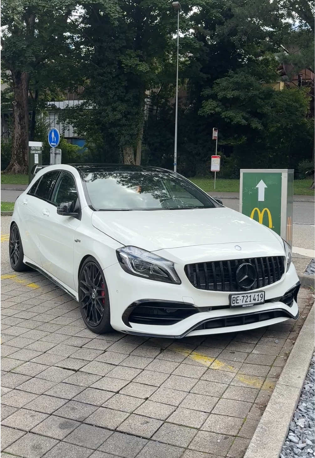 🤍 #a45 #amg #mercedes #a45amg #fyp 