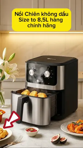 Nồi chiên không dầu size to 8,5 L đa năng #xuhuong #noichienkhongdau #noichienkhongdaudanang #noichienkhongdaucamel #xuhuongtiktok 
