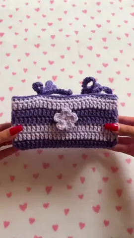 A cozy crochet sleeve for the Rollo printer—cute and protected! 🧶💜 #crochet #crochettiktok #rollowireless #SmallBusiness 