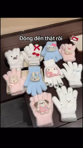 Găng tay họa tiết cute dành cho nàng #gangtay #muataitiktokshop #review #thinhhanh #xuhuongtiktok 