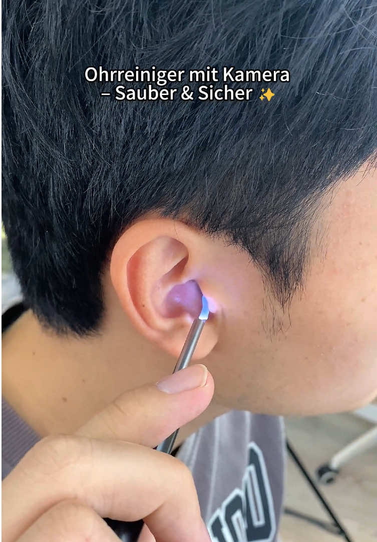 Ohrreiniger mit Kamera – Sauber & Sicher 👂✨#Ohrreiniger #EarCleaning #DIYHealth #Gadgets #hygiene 