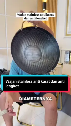 Wajan stainless anti kengket dan anti karat #wajan #wajanstainless #wajanantilengket #wajanantilengket #wajanpenggorengan 