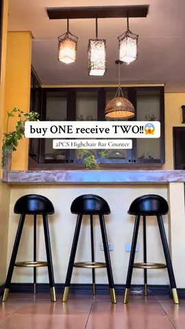2PCS Highchair Bar Counter Stackable 80CM Milk Tea Stool #highchair #barcounter #fyp 