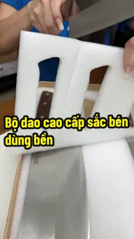 Bộ dao cao cấp vừa bền vừa sắc bén  #bodaonha #bodaobep #bodaocaocap #tuyensaphia #xuhuong 