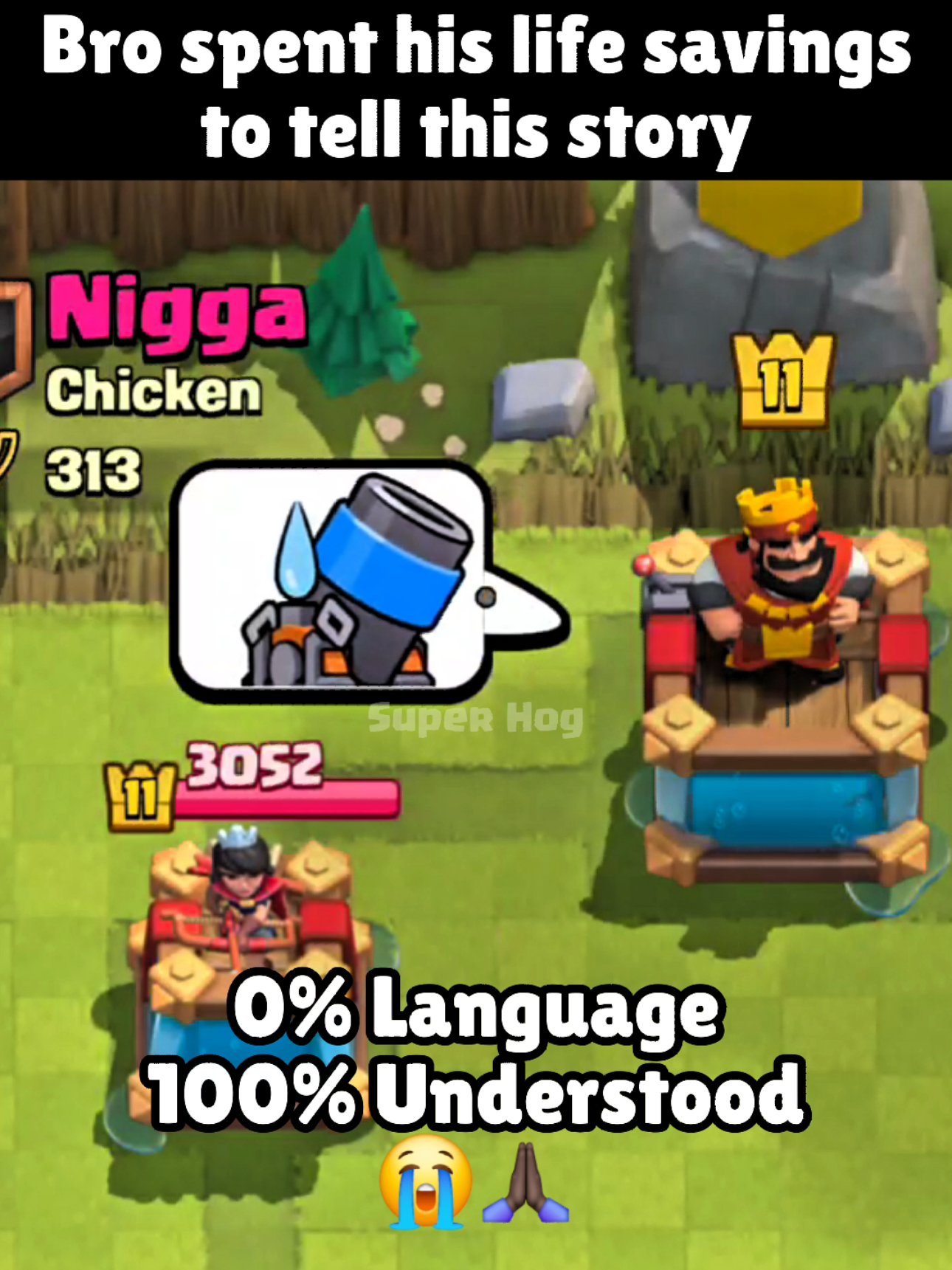 Absolute Cinema 🙏🏿 #superhog #clashroyale #supercellcreator #clashroyalememes #fyp 