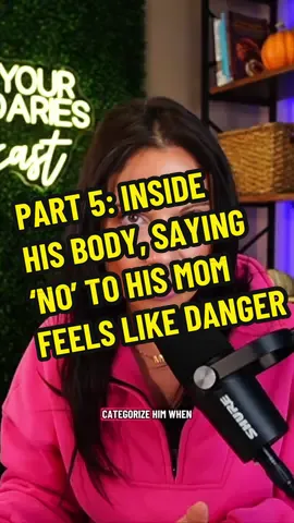 Part 5 of 12. The honeymoon is OVER. Linda, the overbearing mother-in-law, holds on tighter. Sarah, the wife of a mama’s boy, asks Ben to set a boundary, but to Ben, the conflict-avoidant husband, it feels like danger in his body. His nervous system was trained by his enmeshed mother: if Mom isn’t happy, I’m not safe. Avoidance feels like survival. That’s why saying no feels like dying.  🎥 Full episode on YT: My Husband Refuses to Stand Up to His Mom… Now I Know Why  Comment or DM “Drama Triangle” for the full series.  PSA: Not meant to replace advice from licensed professionals.  #MamasBoy #PodcastClips #MotherInLaw #Boundaries #Storytime