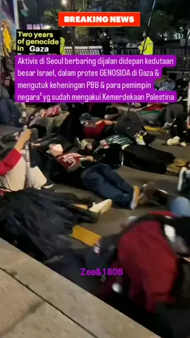 Aktivis Korea Selatan stands with Palestine, Free Palestine 🤲 #korsel🇰🇷  #demo  #freepalestine 