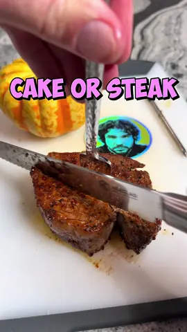 Cake or steak