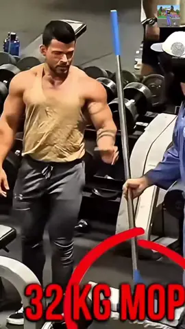 The muscular guys at the gym laughed at me… until they held my “mop” 😏🧹💪#gym #anatoly #prank #viral #foryoupage #anatoly5555 