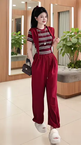 Set 3 Món Quần Boom Kaki QCCC Mix Áo Và Khăn Năng Động Tiểu Thư, Dễ Thương Cá Tính Form Tôn Dáng #setbonu #setdonusangchanh #xuhuongtiktok #viral #xuhuong 