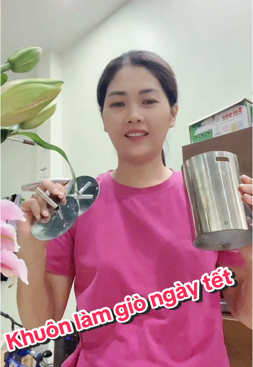 Có cái khuôn này làm giò gì cũng dễ. Làm dăm bông cũng đơn giản#khuonlamgio #khuonlamgioinox #khuonlamgiocha #bokhuonlamgio #review #taplamttlk #ttlk #trending #xh 