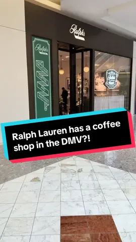Did you know Ralph Lauren has a coffee shop in the DMV?