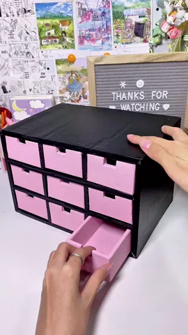 DIY tủ lưu trữ 9 ngăn blackpink | Craft box #DIY #handmade #craft