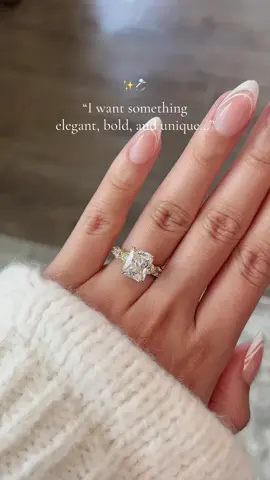 the engagement ring that checks all the boxes 😌
