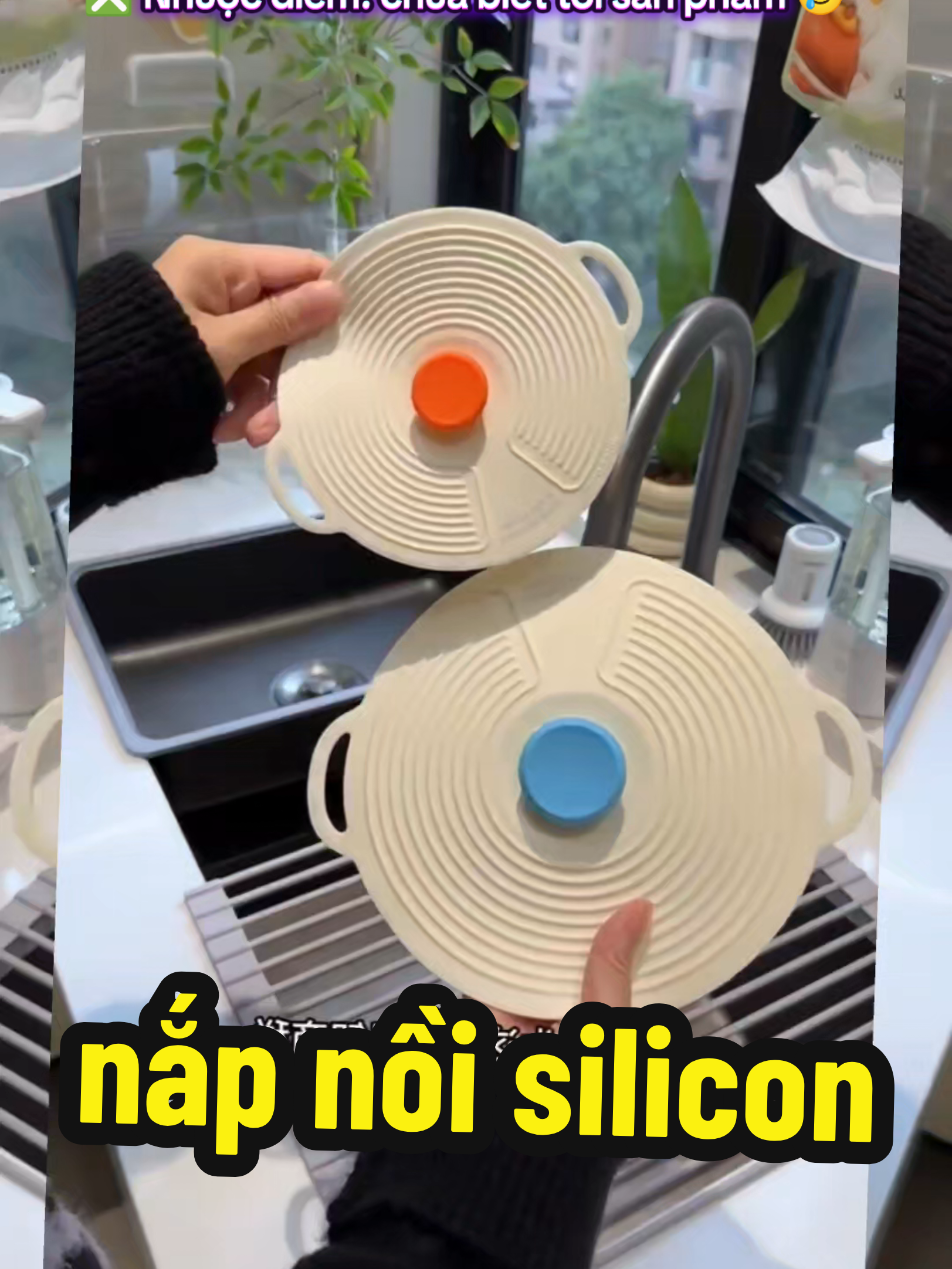 nắp nồi silicon đa năng  #dodungtienich #ngoctrainhiem #napnoisilicon 