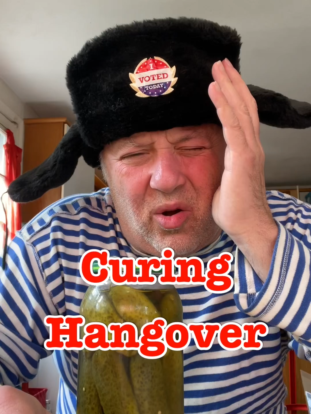 Curing Hangover #crazyrussiandad #hangovercure #hangover #russian #russia #fyp
