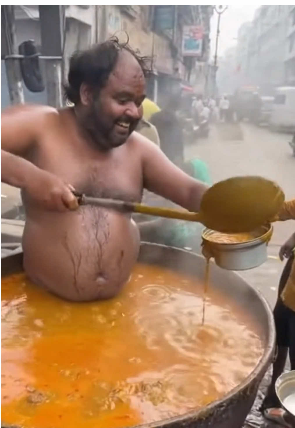 Most unhygienic street food in India💀#soraai #ai #indianfood #funny #unhygienicfood 