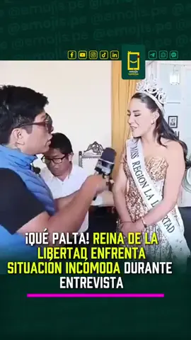 “ES LA PRIMERA VEZ QUE ESCUCHO TU MEDIO DE COMUNICACIÓN”, RESPONDIÓ LA REINA DE BELLEZA, INGENIERA Y EMPRESARIA 👑🎙️  Un momento tenso se vivió durante una entrevista a la reina de belleza representante de la región La Libertad, quien además es ingeniera industrial y empresaria. La conversación tomó un giro incómodo cuando el periodista comenzó a realizar preguntas de geografía, pidiéndole mencionar cuántas provincias tiene La Libertad y cuáles son. Al responder solo algunas, el comunicador insistió en el tema, generando un ambiente de tensión ante cámaras. El periodista también le consultó si había conversado con el jurado sobre los criterios para la elección de la “Señorita Región La Libertad”. Ante ello, la reina respondió con seguridad y elegancia: “Por supuesto, he nacido en Huamachuco, he crecido allí, luego vine a estudiar a Trujillo y, por temas de trabajo y desarrollo personal, viajo constantemente. Soy ingeniera industrial y empresaria.” El intercambio rápidamente se volvió viral en redes sociales, donde muchos usuarios resaltaron la compostura y seguridad de la reina frente a la situación, mientras otros debatieron sobre la pertinencia y el tono de las preguntas.#LIVEIncentiveProgram #MakefriendsLIVE #PaidPartnership 