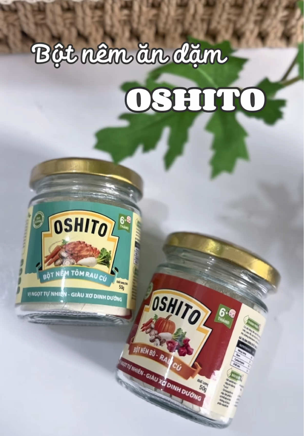 Bột nêm vị thịt cho bé từ 6M các mom đã thử chưa nè? #becutoi #oshito #botnemandam #bộtnêmăndặmoshito #andamcungbe 