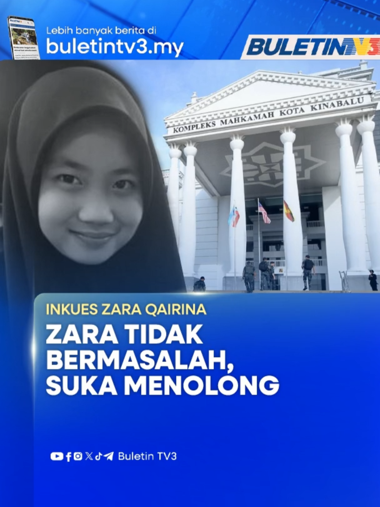 Perkembangan Inkues Zara Qairina Mahathir. Saksi ke-25 memberitahu Mahkamah Koroner Kota Kinabalu bahawa dia tidak percaya atas tuduhan mencuri yang dikenakan ke atas Allahyarham Zara Qairina. #BuletinTV3 #ZaraQairina #Inkues
