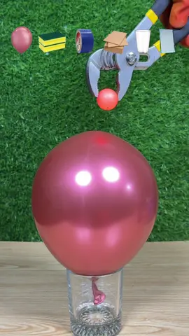 1000°C Red Hot Metal Ball VS Balloon+Sponge+Blue Tape+Cardboard+Glass+Transparent Glass #rhcb #satisfying #Science #viral #usa_tiktok🇺🇸 
