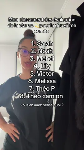 je pense que c’est mon unpopular opinion ce classement mdr  #starac #staracademy 