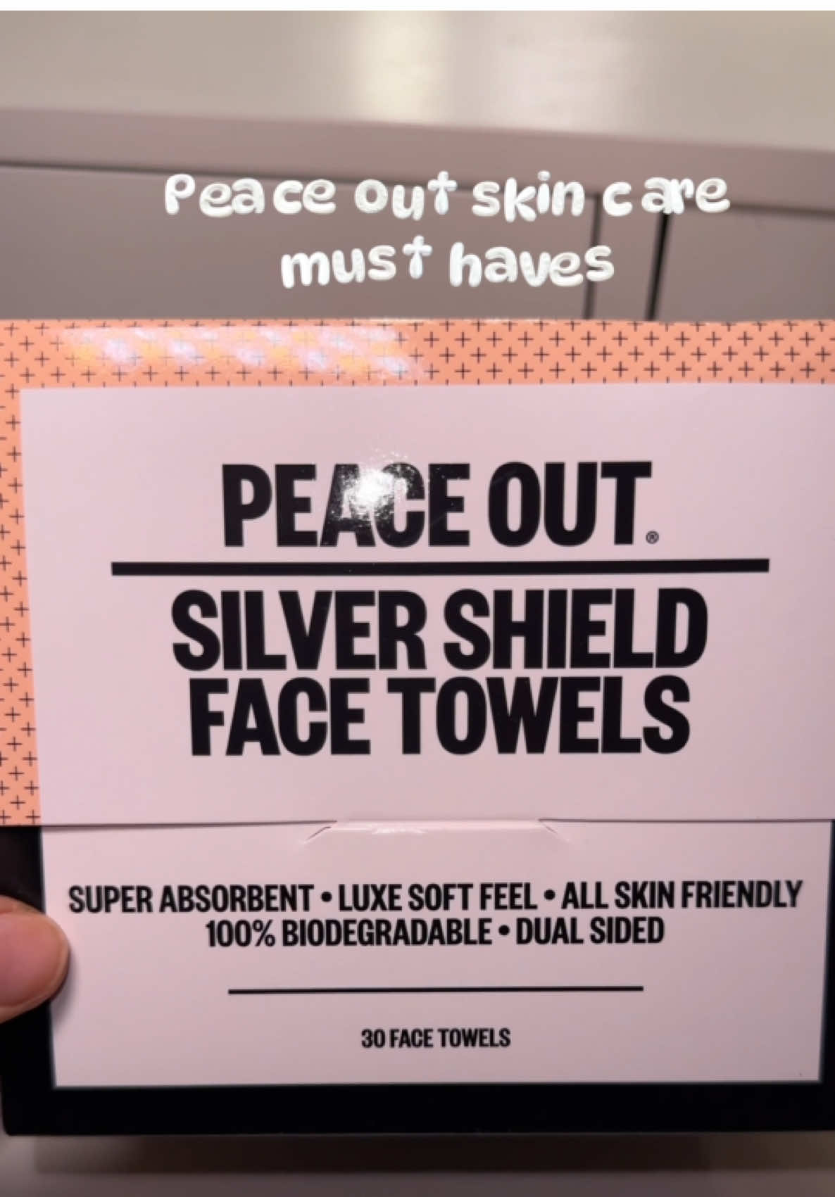 gifted by Peace Out Skincare  Skin care must haves 🍑✌🏽 @PeaceOutSkincare @Ulta Beauty #silvershieldfacetowels #peaceoutpartner 