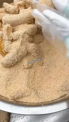 Kue bola wijen #snackviral #cemilan #jajanantiktok #fyp 