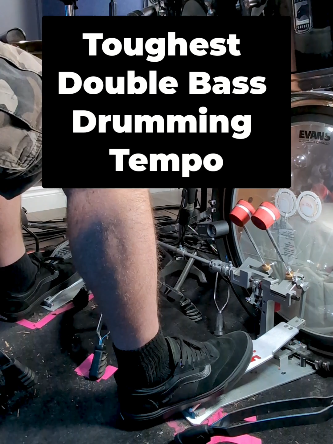 Stuck at 140 BPM? Fix Your Footwork Now This is where everything falls apart... around 140 BPM.   Your legs still want to drive, your ankles start to take over… and they fight each other.   That sinking feeling? It’s your body trying to switch gears.   Train that hand-off, and your feet will finally move as one. #drumeducation #doublebassdrumming #drumtechnique