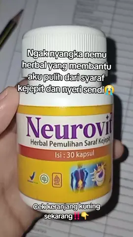 Pulih dari #syarafkejepit #tanpaoperasi #herbal #fyp #keranjangkuning 