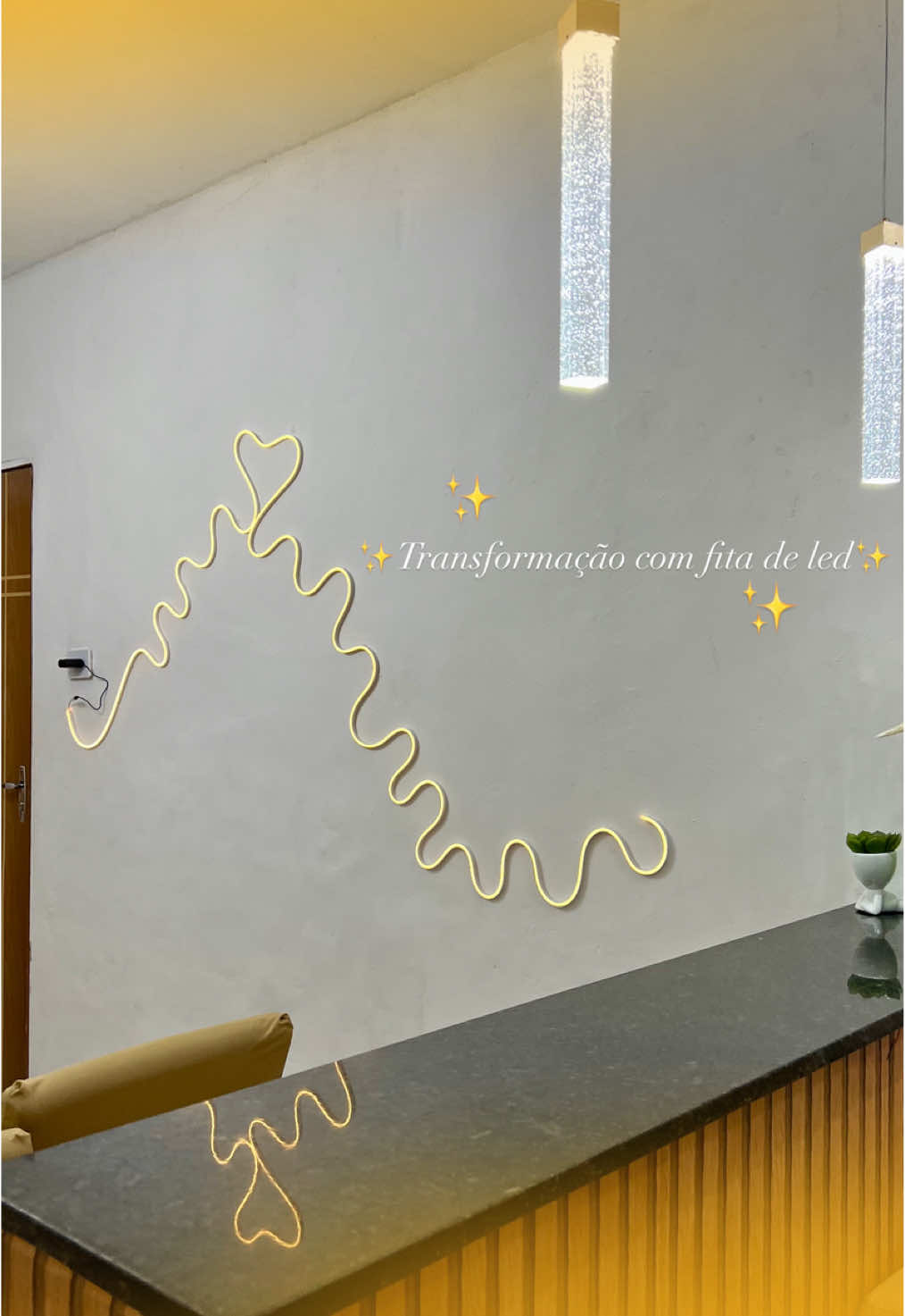 Transformação com mangueira de LED ✨ Amei o resultado! 😍 Corre garantir a sua no TikTok Shop com desconto especial 💡🛒 #fitaled #tiktokshop 