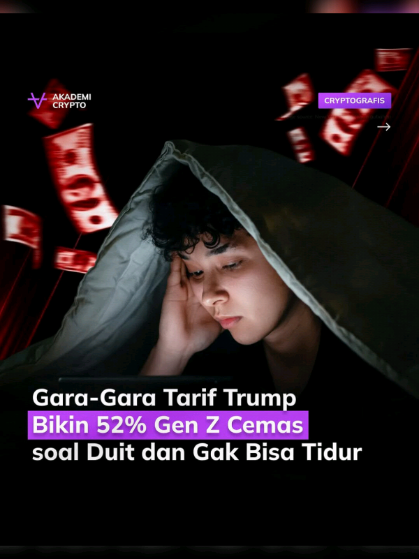 Studi ungkap 52% gen Z jadi sulit tidur  akibat cemas mengecek uang mereka dan memikirkan ekonomi. Ditambah lagi, perang tarif antara AS-China memperburuk juga kualitas tidur anak muda.  Sumber ig:Akademicrypto #fyp #beritatiktok #akademicrypto #timothyronald #kalimasada