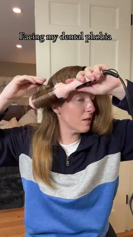 Gulp. I’m scared x 3 #dentalphobia #facingmyfears 