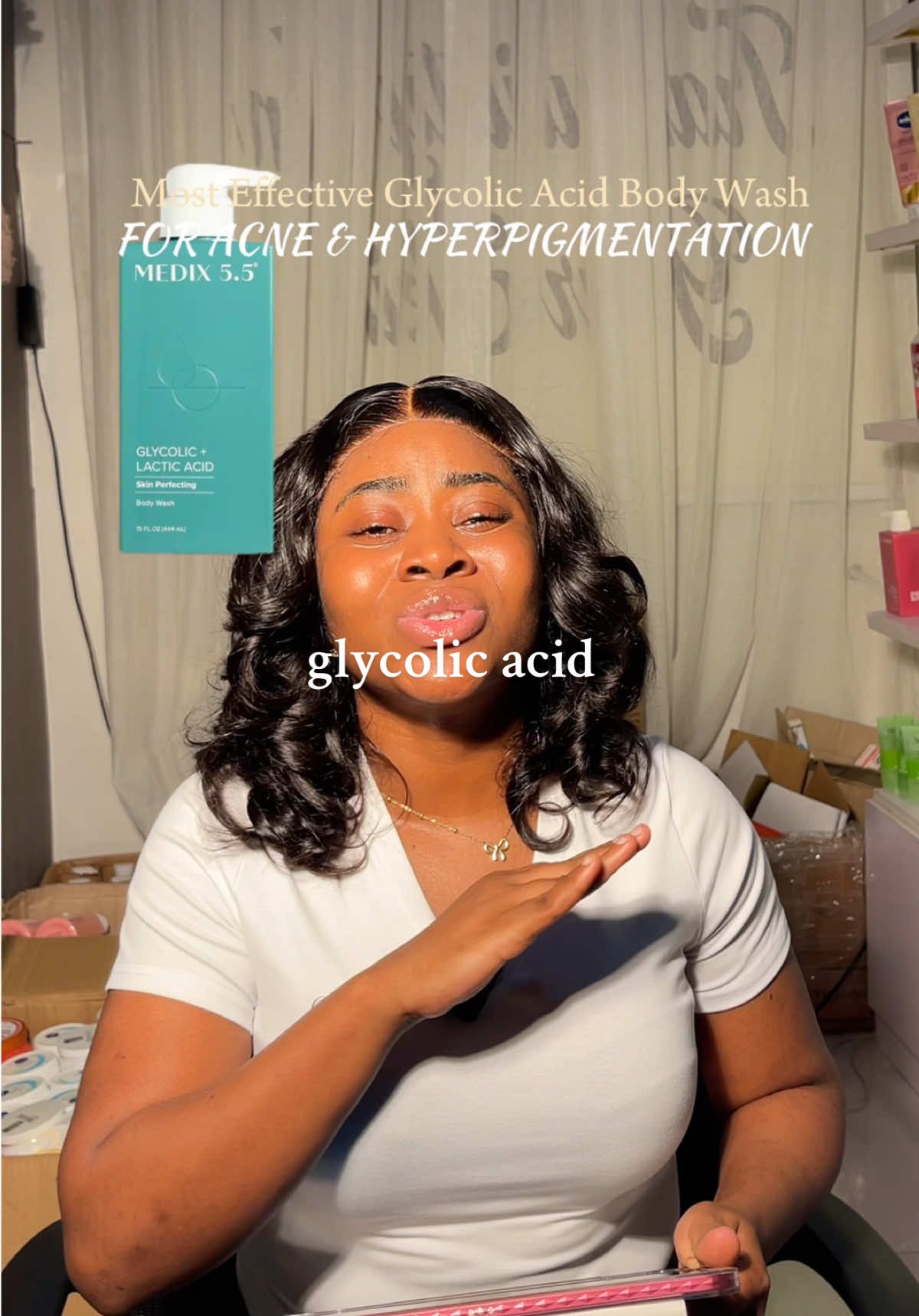 Most Effective Glycolic Acid body washes for Acne and hyperpigmentation. #skincaretiktok #skincarereview #skincarerecommendations #acnetreatments #glycolicacid 