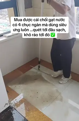 Cây gạt nước sàn nhà silicon có 40ka mà dùng siêu thích.  Quét gạt nước sạch sẽ, tiện lợi  #caygatnuocsannha #caygatnuocsilicon #xhtiktok #vairal #xuhuong 
