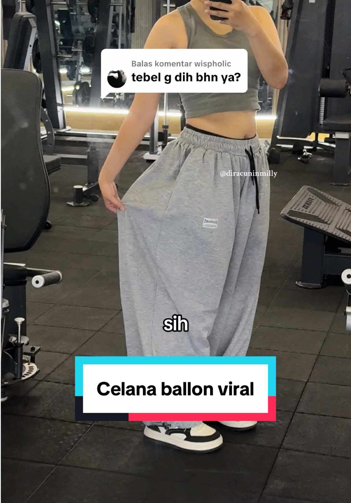 Membalas @wispholic rekomendasi banget nih celana balon #fyp #celanabalon #celanabaggy #celanagombrong #sweetpants 