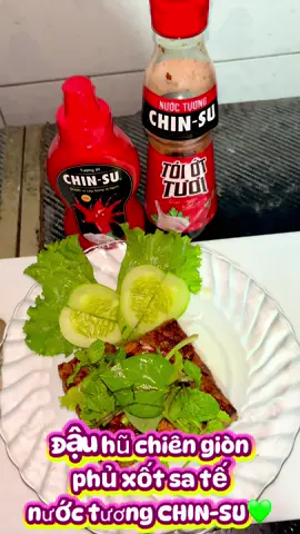 ĐẬU HŨ CHIÊN GIÒN PHỦ XỐT SA TẾ NƯỚC TƯƠNG CHIN-SU #thomcaynhanqualientay #nuoctuongtoiot #tuongotchinsu