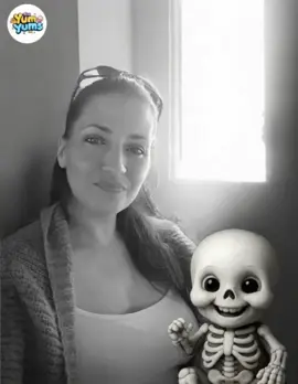 From me and my Yum Yums - wishing you all a fab Halloween 🎃  Let's make this go viral 💥 #theyumyums #cuteaibaby #asmr #trending #halloweenlook 