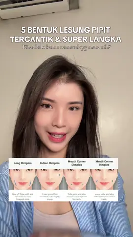 yg punya lesung pipittt absenn 😮‍💨🫵🏻 #cewekmanis #lesungpipi #girltalk #beautytips #BeautyTok 