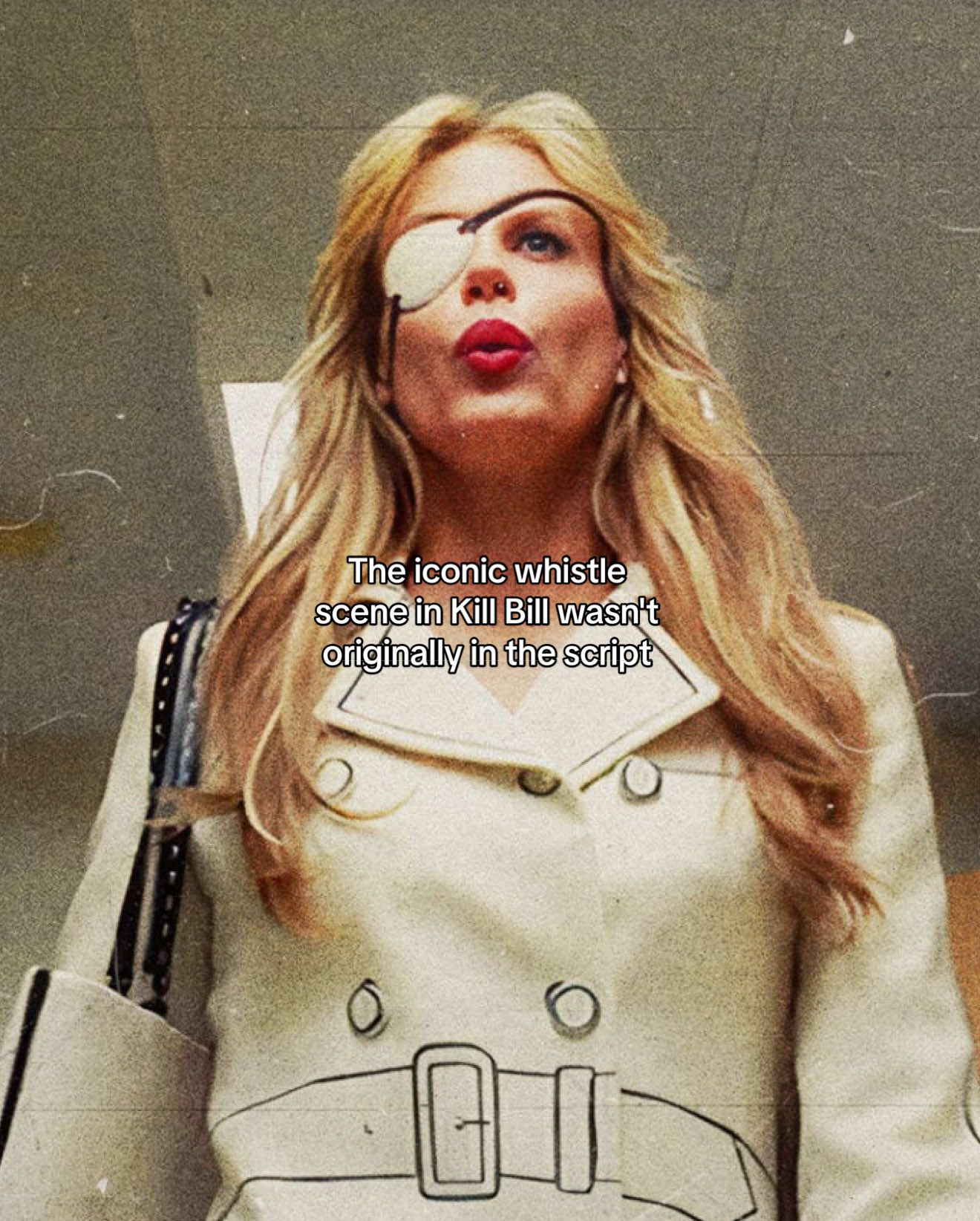 Kill Bill: Vol. 1 (2003) directed by Quentin Tarantino features one of the most unforgettable and chilling scenes, where Elle Driver walking down the hospital hallway in full nurse disguise, whistling the eerie tune Twisted Nerve by Bernard Herrmann (1968). This moment wasn't originally in the script. Daryl Hannah, who plays Elle, came up with the idea herself and pitched it to Tarantino, who loved it immediately. Hannah practiced the whistle until it was perfect, and her slow, deliberate strut paired with the haunting melody creates a scene that is both stylish and terrifying. The combination of her calculated movements, the eye patch, and the twisted tune makes this a spine-tingling highlight of the film, and it has become one of the most iconic horror-tinged moments in Tarantino's career. ✍🏻 cinepolls #killbill #quentintarantino #cinema #filmtok #movies 