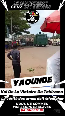 AFFRONTEMENTS A YAOUNDÉ ENTRE LES FORCES DE SÉCURITÉ ET POPULATIONS QUI REVENDIQUENT LA VICTOIRE DE ISSA TCHIROMA #genz237