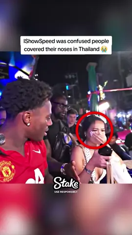 IShowSpeed was confused people covered their noses in Thailand 😭 #ishowspeed #fyp 
