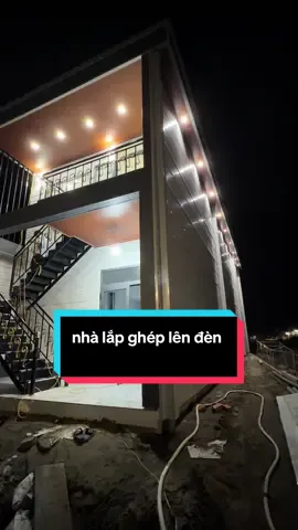 nhà lắp ghép tấm ecopanel lên đèn #nhalapghephuyhung03 #nhalapgheptameco #nhatienche #tamecopanel #nhapanel 