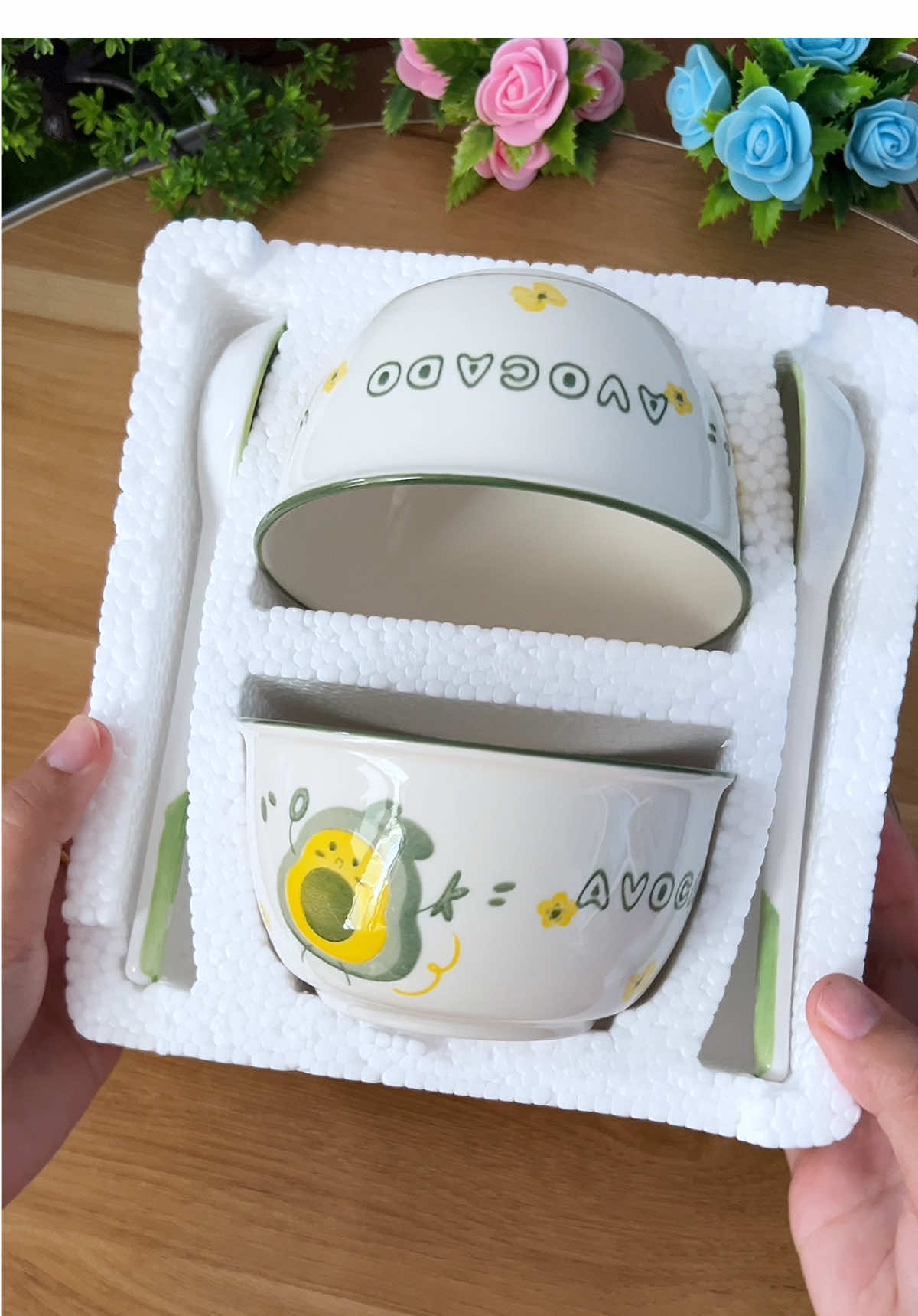 Bộ 2 bát 2 thìa cute xinh quá mấy bà #batsu #batancom #batancomdethuong #xuhuong #tranghatay96  @Trang Hà Tây 96  @Trang Hà Tây 96  @Trang Hà Tây 96 