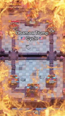 Obama und Trump Cycle in Clash Royale #cr #clashroyale #supercell #clashroyaledaily #deutschememes 