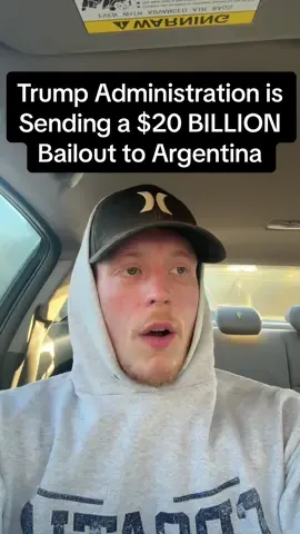 The Trump Administration and their “America First Policy” is sending a $20 BILLION DOLLAR bailout to Argentina to support their failing President Javier Milei and his failed economic policies. This $20 billion dollars of American taxpayer money is being given to Argentina for no other reason than Javier Milei is a Trump brownnoser of such a high degree, he can tell you what 🍊 had for breakfast. Javier Milei is a bigot embroiled in a corruption scandal and this is who the Trump admin thinks we should be aiding. Why? Because to Trump nothing is more important than allegiance to one thing: him. His brand of despotism is comically common as he works to create a network of fielty among his party and the world to one thing: him. If you are a Trump supporter please understand that he and wealthy billionaires like him DO NOT CARE ABOUT YOU. They will use you for their own gain and then discard you the moment you are no longer useful.  #capitalism #socialism #communism #democrat #republican 