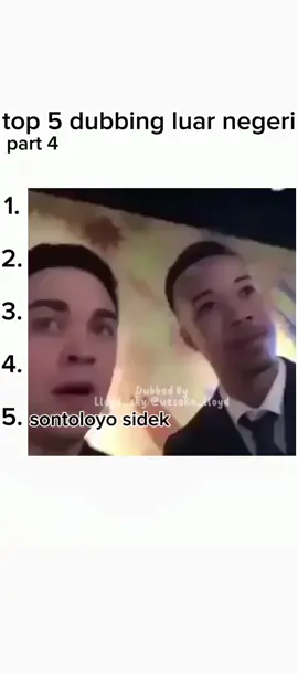 part 4#dubbing #fouryoupage #lewatberanda #top5 #fyp 